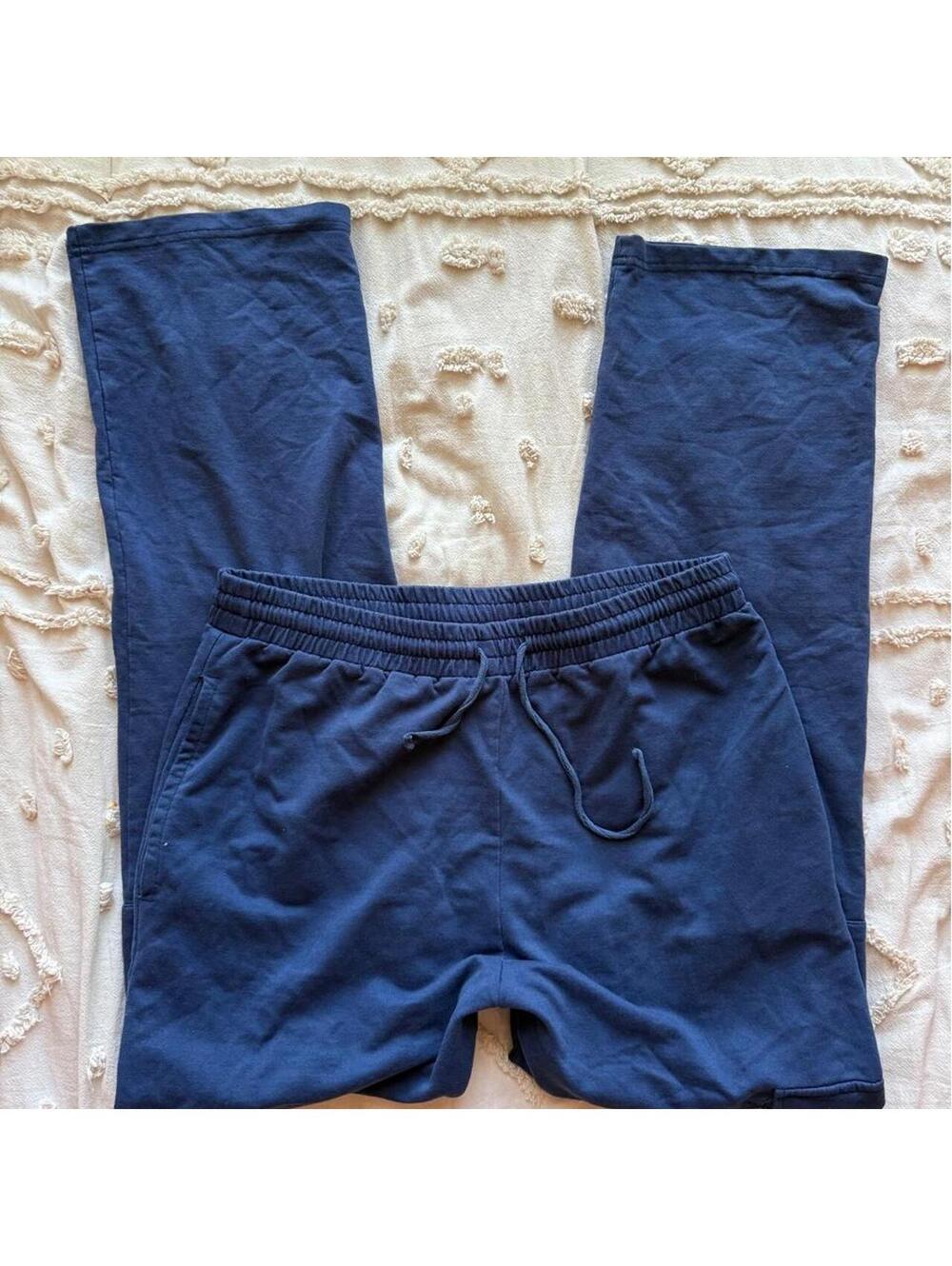Collections Etc Navy Blue Cargo Sweatpants